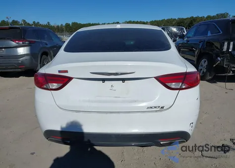 2015 Chrysler 200 S из США, поврежденный, VIN 1C3CCCBB0FN675433